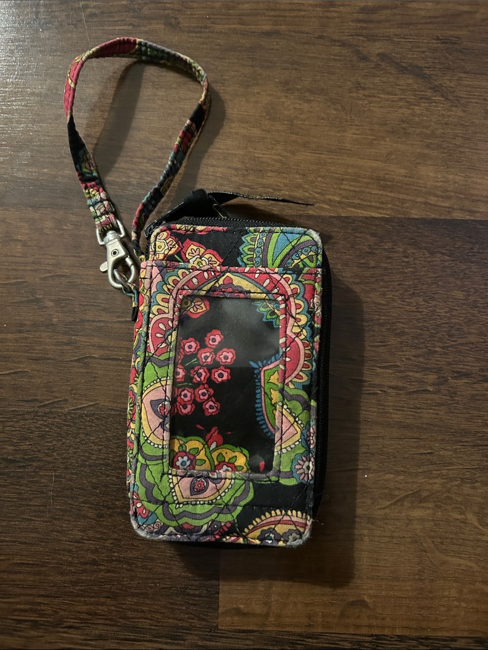 Vera Bradley Floral Multi-Color Wristlet